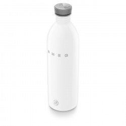 Sticlă Smeg Urban WBF02WH, 1 l, închidere ermetică, fără VRA, oțel inoxidabil, alb