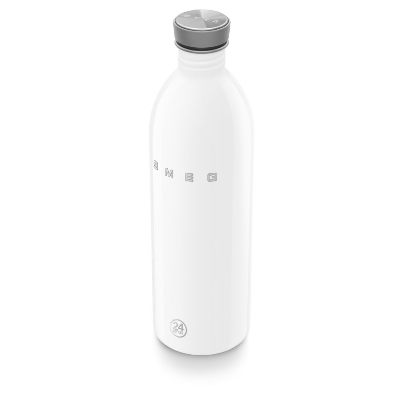 Sticlă Smeg Urban WBF02WH, 1 l, închidere ermetică, fără VRA, oțel inoxidabil, alb