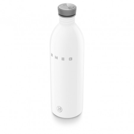 Sticlă Smeg Urban WBF02WH, 1 l, închidere ermetică, fără VRA, oțel inoxidabil, alb