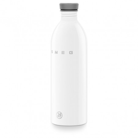 Sticlă Smeg Urban WBF02WH, 1 l, închidere ermetică, fără VRA, oțel inoxidabil, alb