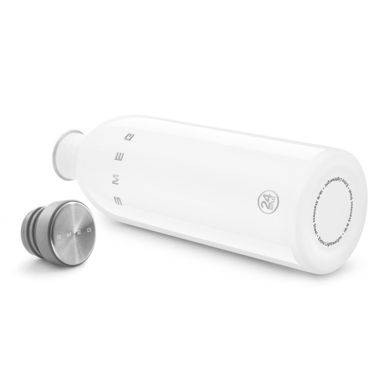 Sticlă Smeg Urban WBF02WH, 1 l, închidere ermetică, fără VRA, oțel inoxidabil, alb