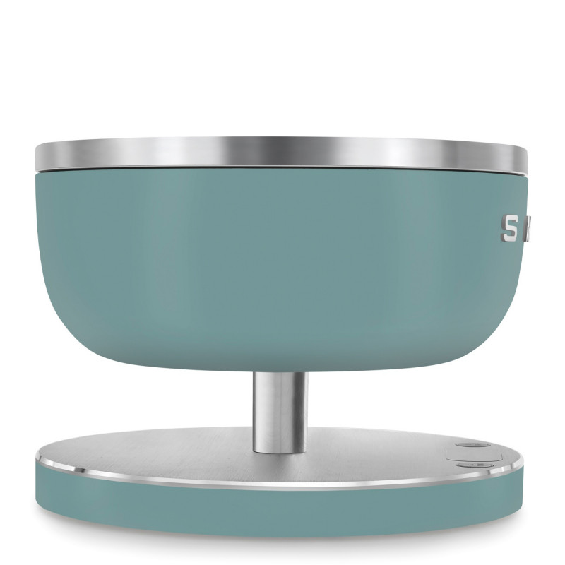 Cântar de bucătărie Smeg Collezione KSC01EGMWW, până la 5 kg/5 l, funcție TARE, afișaj LED, bază antiderapantă, autonomie de până la 36 de ore, verde smarald