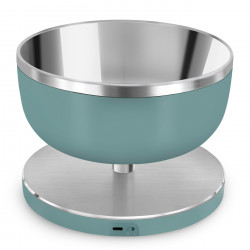 Cântar de bucătărie Smeg Collezione KSC01EGMWW, până la 5 kg/5 l, funcție TARE, afișaj LED, bază antiderapantă, autonomie de până la 36 de ore, verde smarald
