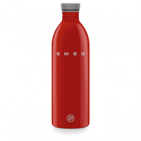 Sticlă Smeg Urban WBF02RD, 1 l, închidere ermetică, fără VRA, oțel inoxidabil, roșie