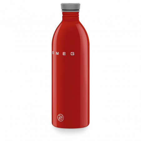 Sticlă Smeg Urban WBF02RD, 1 l, închidere ermetică, fără VRA, oțel inoxidabil, roșie