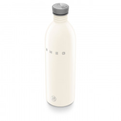 Sticlă Smeg Urban WBF02CR, 1 l, închidere ermetică, fără VRA, oțel inoxidabil, crem