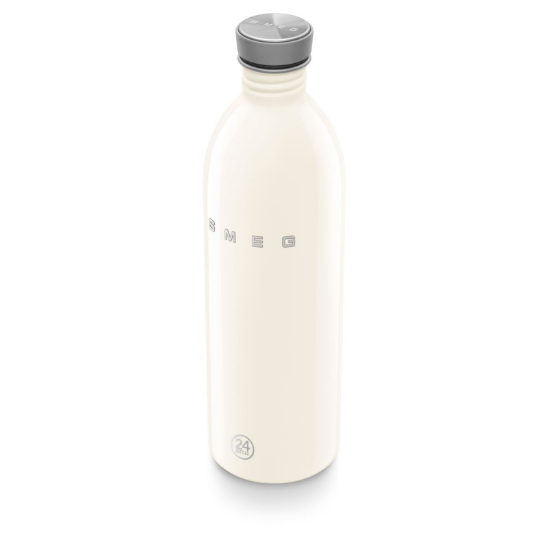 Sticlă Smeg Urban WBF02CR, 1 l, închidere ermetică, fără VRA, oțel inoxidabil, crem