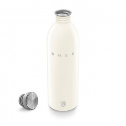 Sticlă Smeg Urban WBF02CR, 1 l, închidere ermetică, fără VRA, oțel inoxidabil, crem