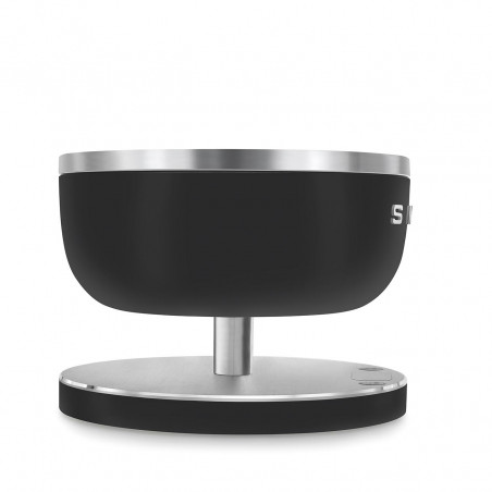 Cântar de bucătărie Smeg Collezione KSC01BLMWW, până la 5 kg/5 l, funcție TARA, afișaj LED, bază antiderapantă, autonomie de până la 36 de ore, negru mat