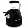 Ceainic cu fluier Smeg CKLW2001BL, 2,3 l, Inducție, Mâner care nu se încălzește, Negru