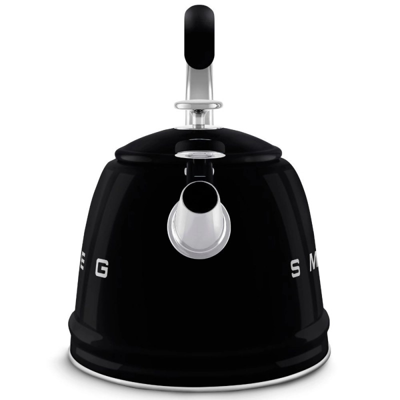 Ceainic cu fluier Smeg CKLW2001BL, 2,3 l, Inducție, Mâner care nu se încălzește, Negru