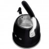 Ceainic cu fluier Smeg CKLW2001BL, 2,3 l, Inducție, Mâner care nu se încălzește, Negru