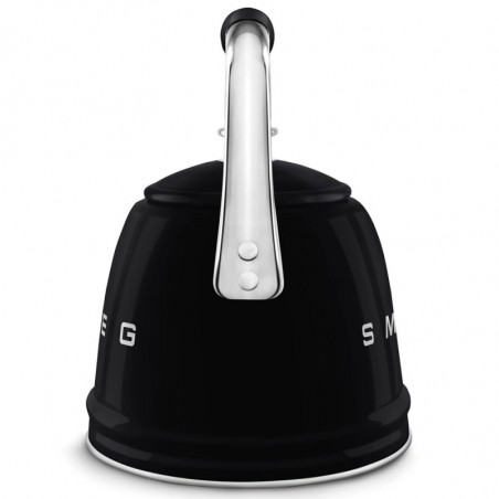 Ceainic cu fluier Smeg CKLW2001BL, 2,3 l, Inducție, Mâner care nu se încălzește, Negru