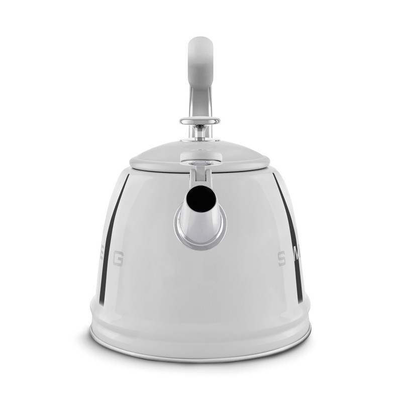 Ceainic cu fluier Smeg WKF01SS, 2,3 l, Inducție, Mâner care nu se încălzește, Oțel, Argintiu
