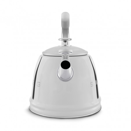Ceainic cu fluier Smeg WKF01SS, 2,3 l, Inducție, Mâner care nu se încălzește, Oțel, Argintiu