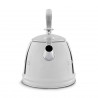 Ceainic cu fluier Smeg WKF01SS, 2,3 l, Inducție, Mâner care nu se încălzește, Oțel, Argintiu