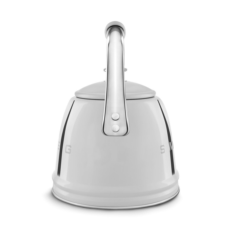 Ceainic cu fluier Smeg WKF01SS, 2,3 l, Inducție, Mâner care nu se încălzește, Oțel, Argintiu