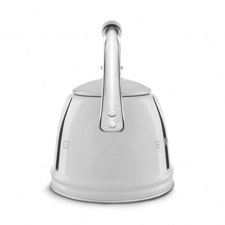 Ceainic cu fluier Smeg WKF01SS, 2,3 l, Inducție, Mâner care nu se încălzește, Oțel, Argintiu