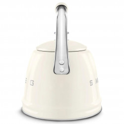Ceainic cu fluier Smeg WKF01CR, 2,3 l, Inducție, Mâner care nu se încălzește, Oțel, Crem