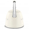 Ceainic cu fluier Smeg WKF01CR, 2,3 l, Inducție, Mâner care nu se încălzește, Oțel, Crem