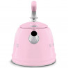 Ceainic cu fluier Smeg WKF01PK, 2,3 l, Inducție, Mâner care nu se încălzește, Oțel, Roz
