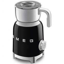 Aparat pentru spumarea laptelui Smeg MFF11BLEU, 500 W, 600 ml, 8 programe, cană detașabilă, oprire automată, negru