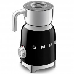 Aparat pentru spumarea laptelui Smeg MFF11BLEU, 500 W, 600 ml, 8 programe, cană detașabilă, oprire automată, negru