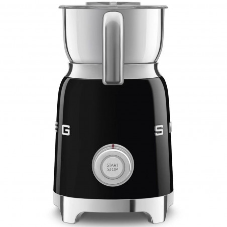 Aparat pentru spumarea laptelui Smeg MFF11BLEU, 500 W, 600 ml, 8 programe, cană detașabilă, oprire automată, negru