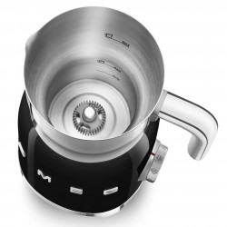 Aparat pentru spumarea laptelui Smeg MFF11BLEU, 500 W, 600 ml, 8 programe, cană detașabilă, oprire automată, negru