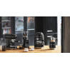 Aparat pentru spumarea laptelui Smeg MFF11BLEU, 500 W, 600 ml, 8 programe, cană detașabilă, oprire automată, negru