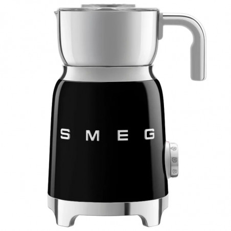 Aparat pentru spumarea laptelui Smeg MFF11BLEU, 500 W, 600 ml, 8 programe, cană detașabilă, oprire automată, negru