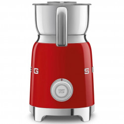 Aparat pentru spumarea laptelui Smeg MFF11RDEU, 500 W, 600 ml, 8 programe, Cana detasabila, Oprire automata, Rosu