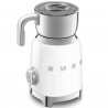 Aparat pentru spumarea laptelui Smeg MFF11WHEU, 500 W, 600 ml, 8 programe, cană detașabilă, oprire automată, alb