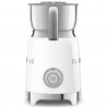 Aparat pentru spumarea laptelui Smeg MFF11WHEU, 500 W, 600 ml, 8 programe, cană detașabilă, oprire automată, alb