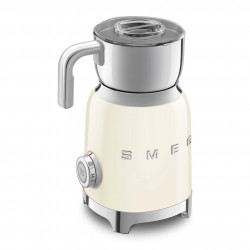 Aparat pentru spumarea laptelui Smeg MFF11CREU, 500 W, 600 ml, 8 programe, cană detașabilă, oprire automată, cremă