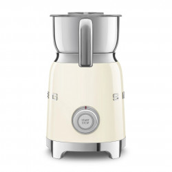 Aparat pentru spumarea laptelui Smeg MFF11CREU, 500 W, 600 ml, 8 programe, cană detașabilă, oprire automată, cremă
