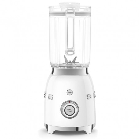 Blender Smeg BLF03WHEU, 800 W, 1,5 l, 18 000 rpm, 4 programe, 4 viteze + Impuls, Otel inoxidabil, Alb