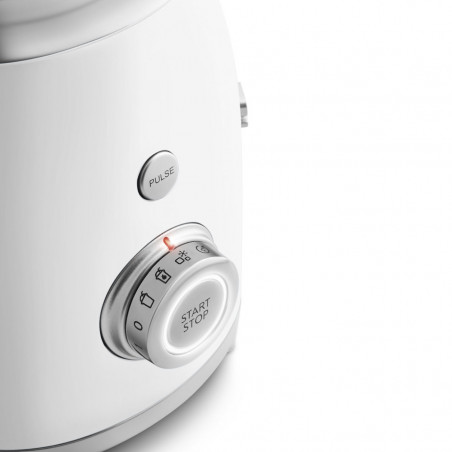Blender Smeg BLF03WHEU, 800 W, 1,5 l, 18 000 rpm, 4 programe, 4 viteze + Impuls, Otel inoxidabil, Alb