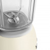 Blender Smeg BLF03CREU, 800 W, 1,5 l, 18 000 rpm, 4 programe, 4 viteze + funcție „Puls”, oțel inoxidabil, culoare crem