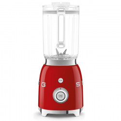 Blender Smeg BLF03RDEU, 800 W, 1,5 l, 18 000 rpm, 4 programe, 4 viteze + funcție „Puls”, oțel inoxidabil, roșu