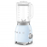 Blender Smeg BLF03PBEU, 800 W, 1,5 l, 18 000 rpm, 4 programe, 4 viteze + Impuls, Otel inoxidabil, Albastru pastel