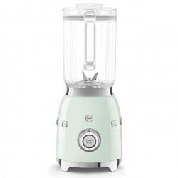 Blender Smeg BLF03PGEU, 800 W, 1,5 l, 18 000 rpm, 4 programe, 4 viteze +Impuls, Otel inoxidabil, Verde pastel