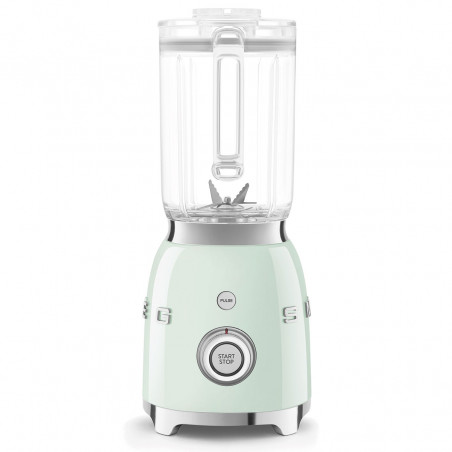 Blender Smeg BLF03PGEU, 800 W, 1,5 l, 18 000 rpm, 4 programe, 4 viteze +Impuls, Otel inoxidabil, Verde pastel