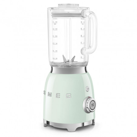 Blender Smeg BLF03PGEU, 800 W, 1,5 l, 18 000 rpm, 4 programe, 4 viteze +Impuls, Otel inoxidabil, Verde pastel