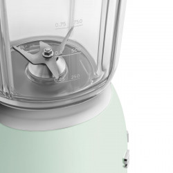 Blender Smeg BLF03PGEU, 800 W, 1,5 l, 18 000 rpm, 4 programe, 4 viteze +Impuls, Otel inoxidabil, Verde pastel