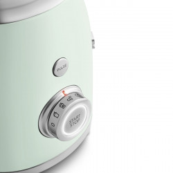 Blender Smeg BLF03PGEU, 800 W, 1,5 l, 18 000 rpm, 4 programe, 4 viteze +Impuls, Otel inoxidabil, Verde pastel