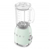 Blender Smeg BLF03PGEU, 800 W, 1,5 l, 18 000 rpm, 4 programe, 4 viteze +Impuls, Otel inoxidabil, Verde pastel