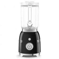 Blender Smeg BLF03BLEU, 800 W, 1,5 l, 18 000 rpm, 4 programe, 4 viteze + funcție „Puls”, oțel inoxidabil, negru