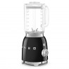 Blender Smeg BLF03BLEU, 800 W, 1,5 l, 18 000 rpm, 4 programe, 4 viteze + funcție „Puls”, oțel inoxidabil, negru