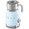 Aparat pentru spumarea laptelui Smeg MFF11PBEU, 500 W, 600 ml, 8 programe, cană detașabilă, oprire automată, albastru pastel